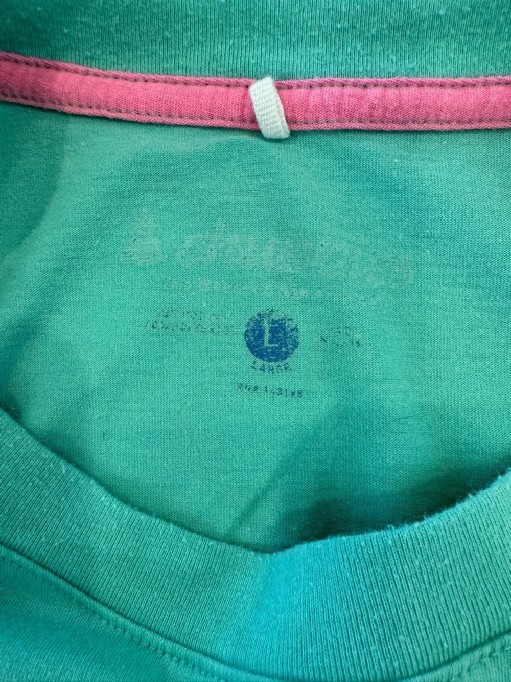 Chubbies Sky’s Out Thighs Out Tee Large Teal Palm Graphic Pocket Shirt